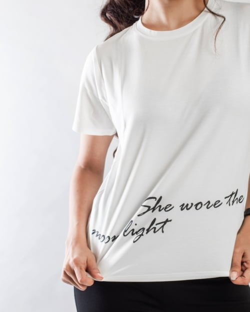 Women Expressive Quote Printed T-shirt